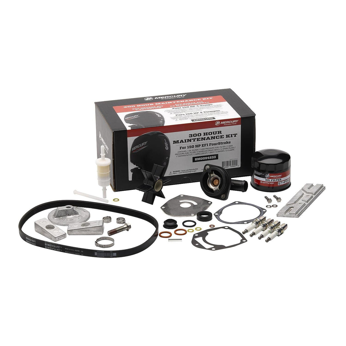 Mercury 8M0094233 300-hour maintenance kit for 150HP FourStroke
