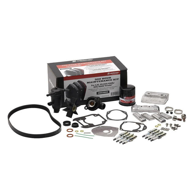 Mercury 8M0149932 complete 300-hour maintenance kit for 4.6L V8 Verado and SeaPro