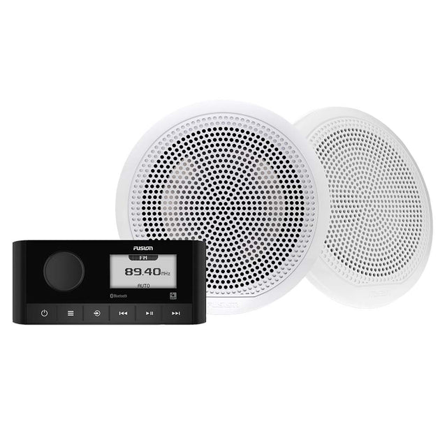 Fusion MS-RA60 Marine Stereo & 6.5" EL Classic Speaker Kit (010-02405-50)