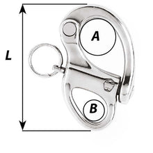 Wichard 2-3/4" Snap Shackle w/Fixed Eye - 70mm [2472W]