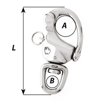 Wichard 2-3/4" Snap Shackle w/Swivel  Clevis Pin - 70mm [2474W]