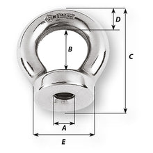 Wichard 5/16 Eye Nut - 21/32" Diameter [6341W]