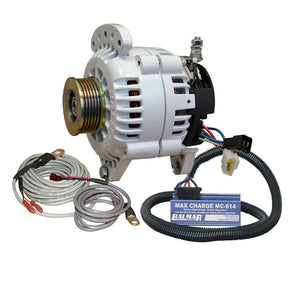 Balmar Alternator 100 AMP Kit 12V 3.15" Dual Foot Saddle K6 Pulley Regulator & Temp Sensor [60-YP-MC-100-K6]