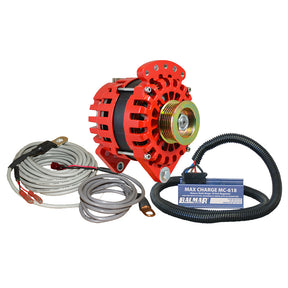 Balmar Alternator 170 AMP Kit 12V 3.15" Dual Foot Saddle K6 Pulley Regulator & Temp Sensor [XT-CR-170-K6-KIT]