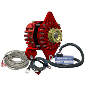Balmar Alternator 170 AMP Kit 12V 4" Dual Foot Saddle K6 Pulley Regulator & Temp Sensor [XT-DF4-170-K6-KIT]