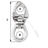 Wichard HR Quick Release Snap Shackle With Large Bail-110mm Length - 4-21/64" [2775W]