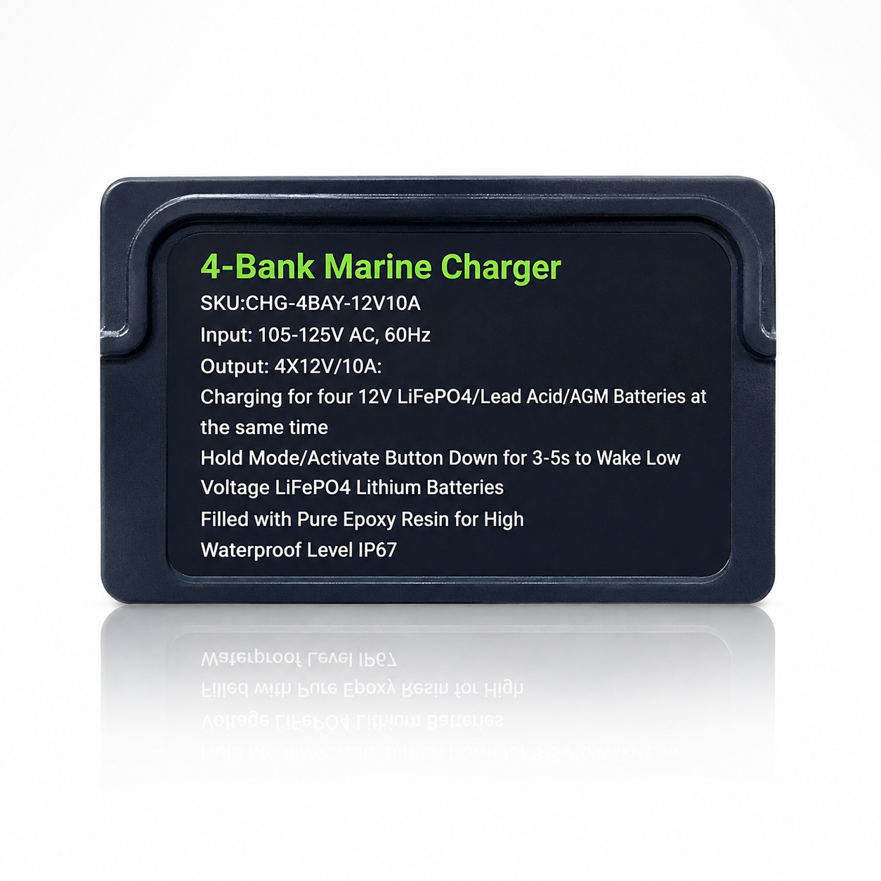 4-Bank 12V Marine Battery Charger | 10A Per Bank — image 3