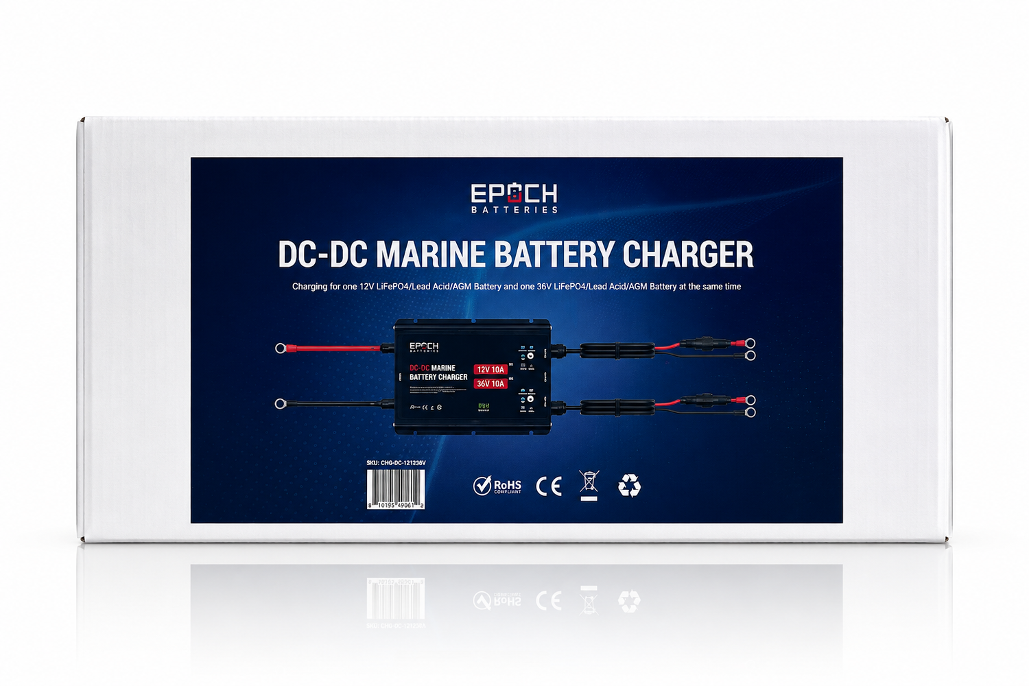 Dual-Output 12V/36V Marine DC-DC Charger | Charge on the Run — image 4