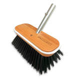 Captains Preferred Hard Bristle Boat Brush Head 9 inch Black