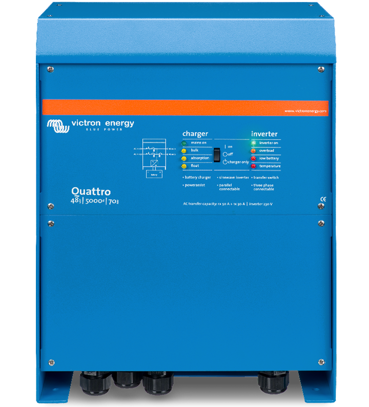 Victron Quattro 24/5000/120-100/100 120V [QUA245023110]