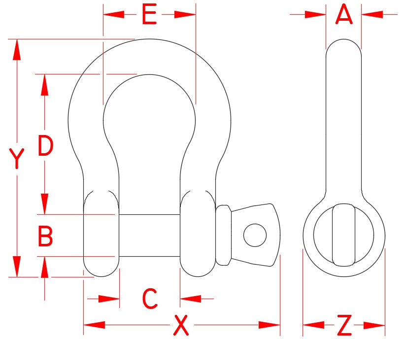 Anchor Shackle Stainless