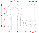 Anchor Shackle Stainless