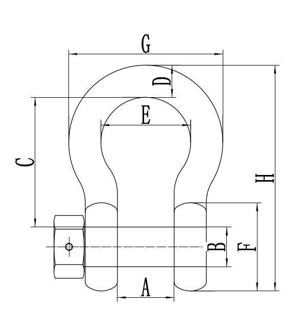 Mantus Stainless Steel Anchor Shackle