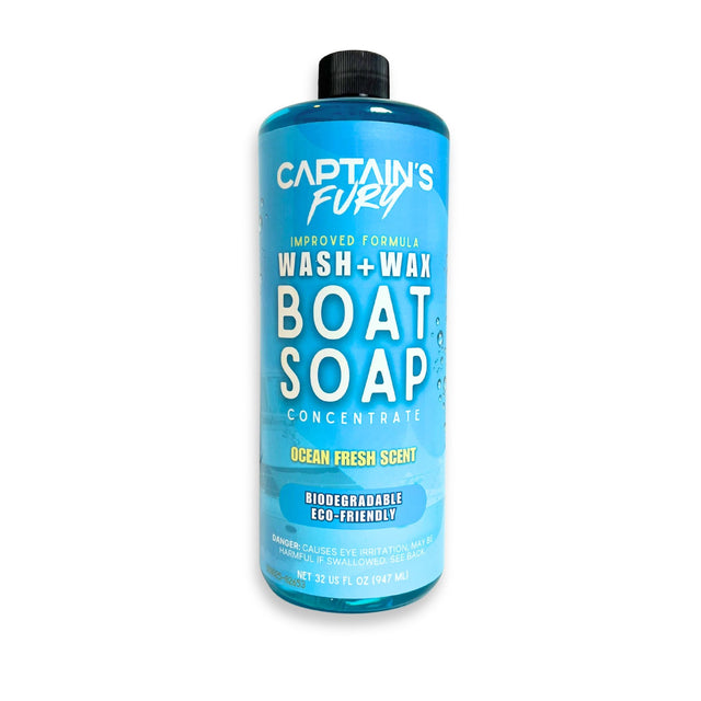 Captain's Fury Wash & Wax Boat Soap 32oz