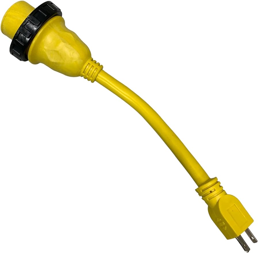 Marine Shore Power Pigtail Adapter
