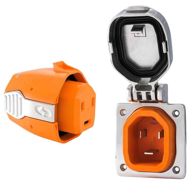 SmartPlug 30A-125V Stainless Inlet & Connector