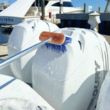 Blue super-soft brush cleaning engines