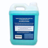 Wash and wax soap label back
