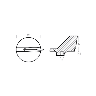01124Yamaha - Series Trim tab anodes