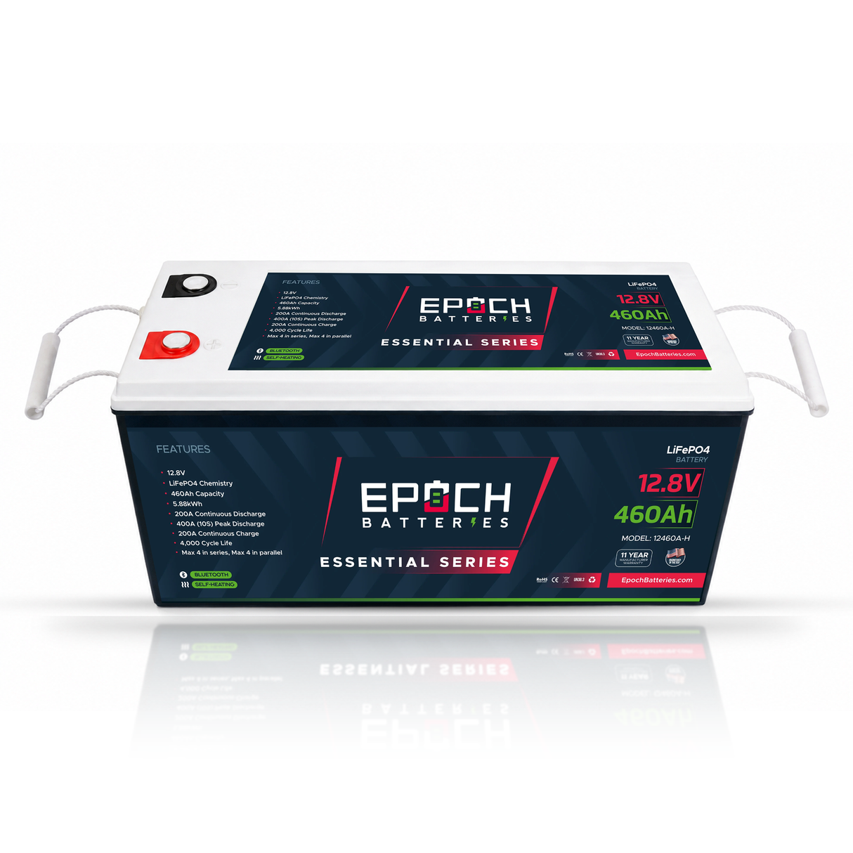 12V 460Ah Essential Series LiFePO4 Battery (5.89kWh) — image 2