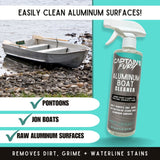 Aluminum cleaner features
