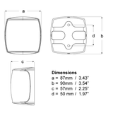 Hella NaviLED PRO - dimensions diagram