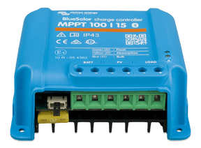 Victron BlueSolar MPPT Charge Controller - 100V - 15AMP - front-angle