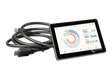Victron GX Touch 50 Surface Mount Display - 5" - front with cable_screen