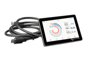 Victron GX Touch 50 Surface Mount Display - 5" - front with cable_screen