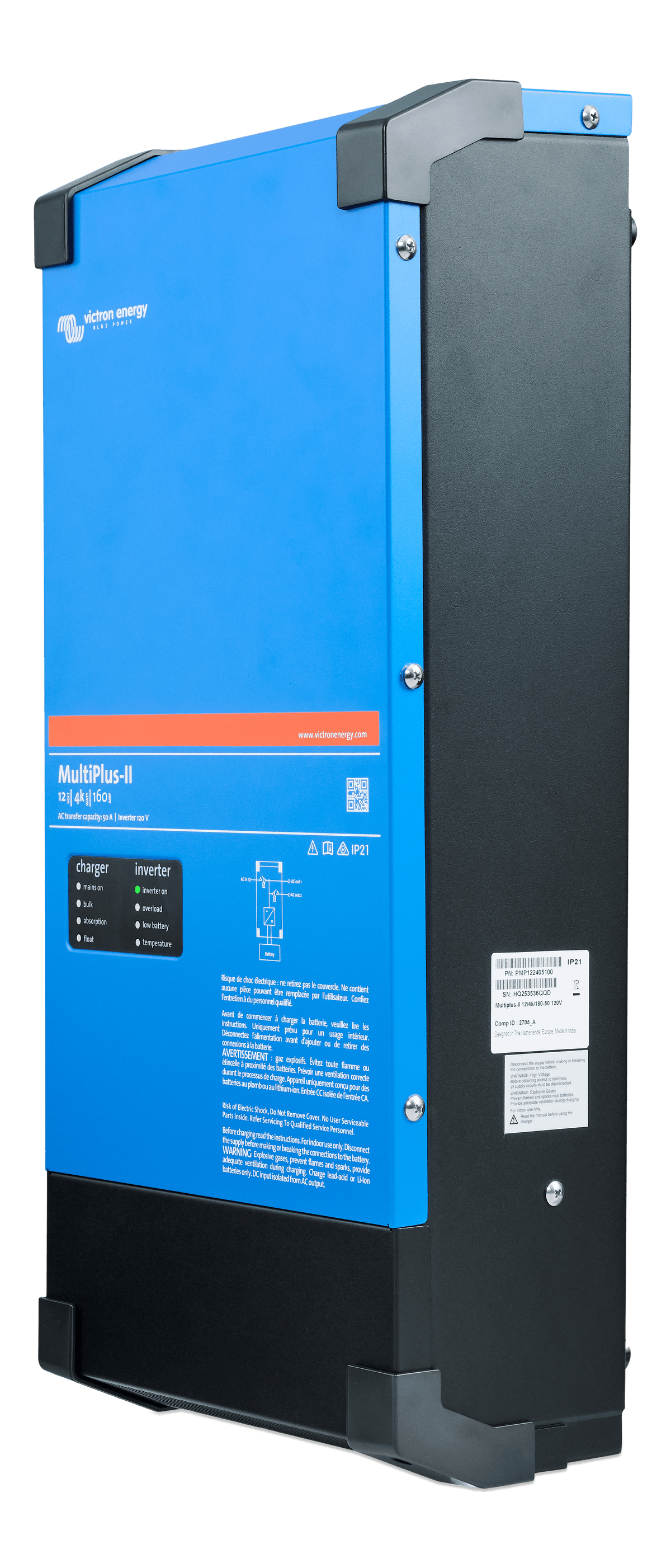 Victron MultiPlus-II 12/4k/160-50 120V 50/60Hz - Left