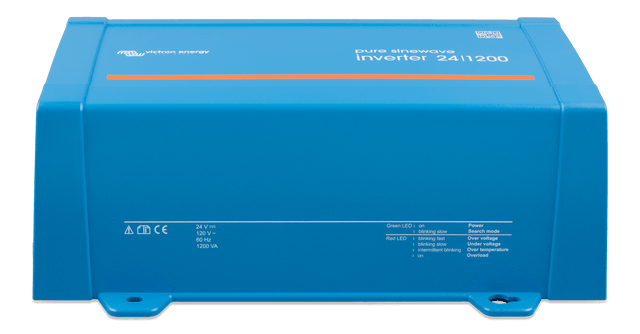 Victron Inverter 24/1200 120V VE.Direct Nema 5-15R - front