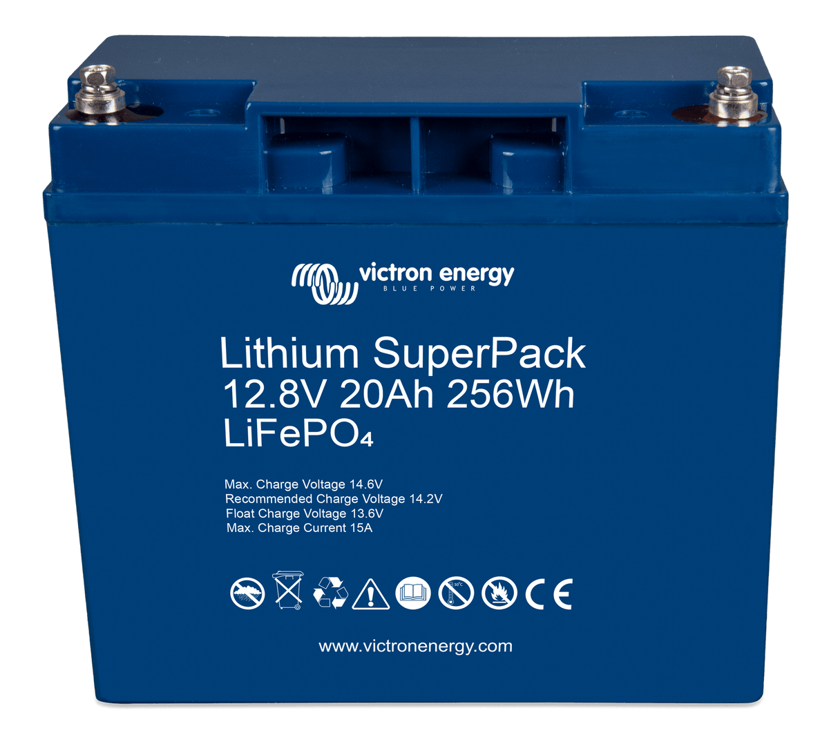 Victron Lithium SuperPack 12.8V/20Ah (M5) - front-angle