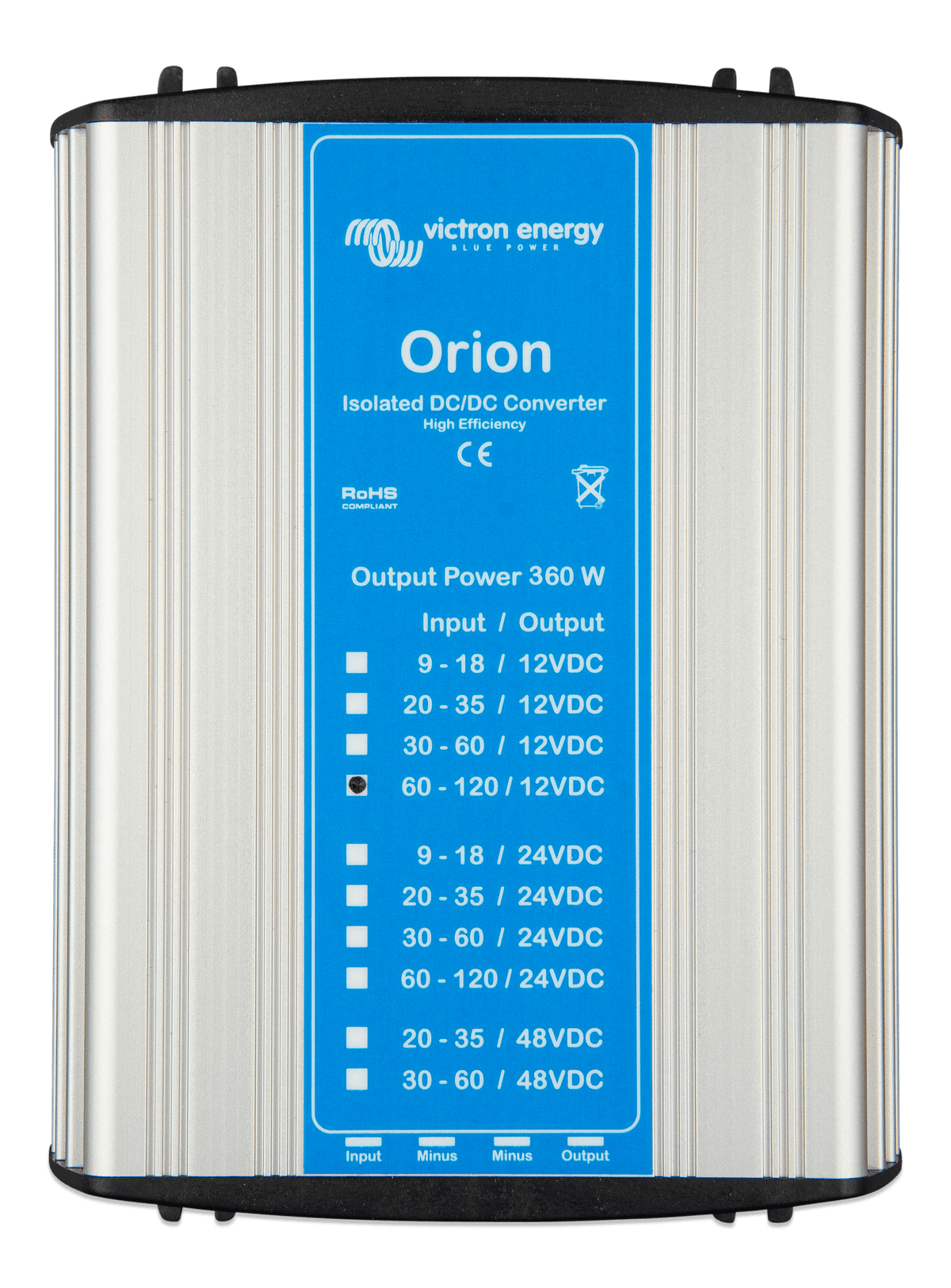 Victron Orion 110/12-30A (360W) Isolated DC-DC converter - top