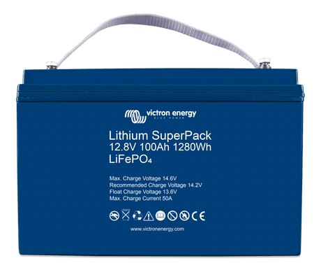 Victron Lithium SuperPack 12.8V/100Ah-a (M8) - front