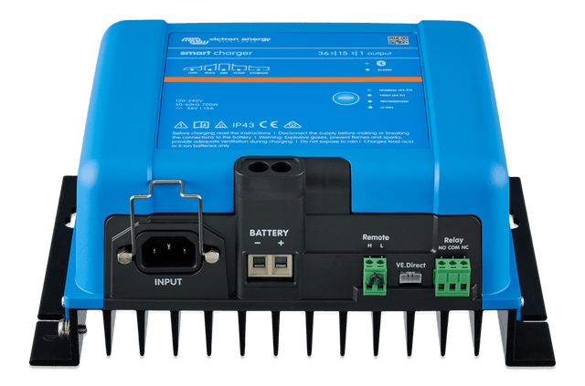 Victron Smart IP43 Charger 36V 15 (1) 120-240V - front