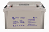Victron 12V/130Ah Gel Deep Cycle Battery - front-angle