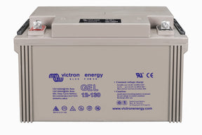 Victron 12V/130Ah Gel Deep Cycle Battery - front-angle