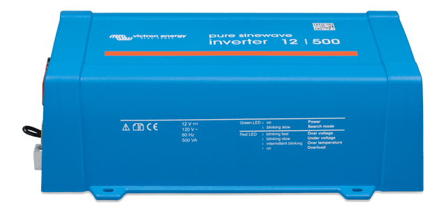 Victron Inverter 12/500 120V VE.Direct Nema 5-15R - front