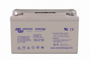 Victron 12V/110Ah Gel Deep Cycle Battery - front-angle