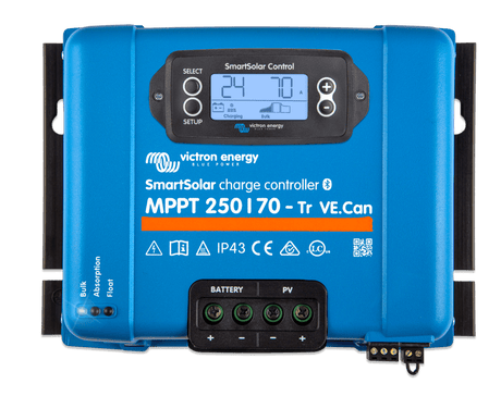 Victron SmartSolar MPPT 250/70-TR VE.Can - top-display