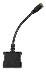 Victron RJ45-splitter 1xRJ45 male/15cm cable/2xRJ45 female - back