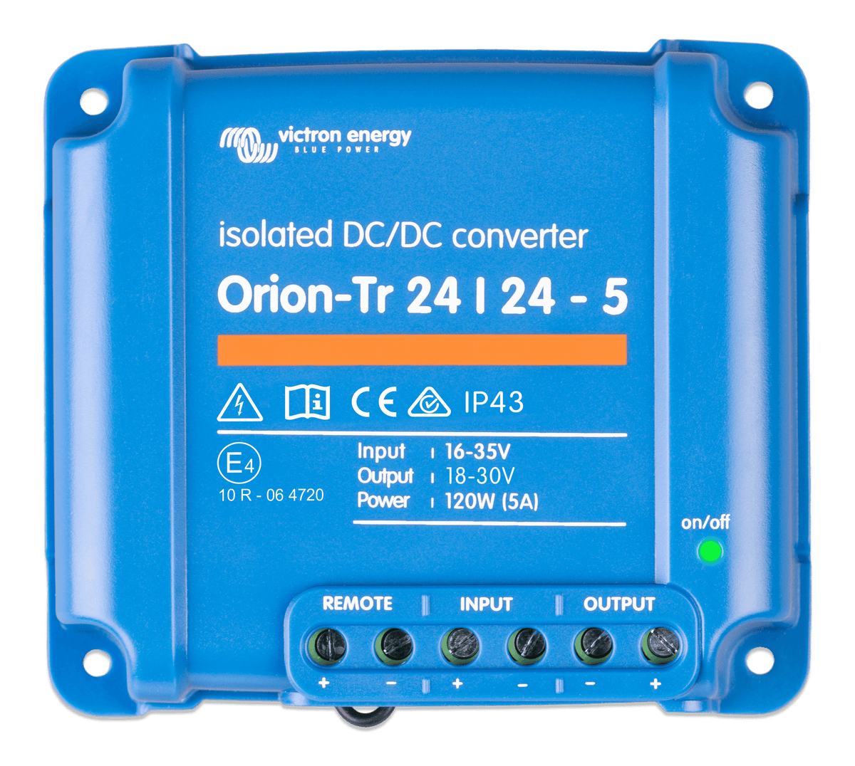 Victron Orion-Tr 24/24-5A (120W) Isolated DC-DC converter - top