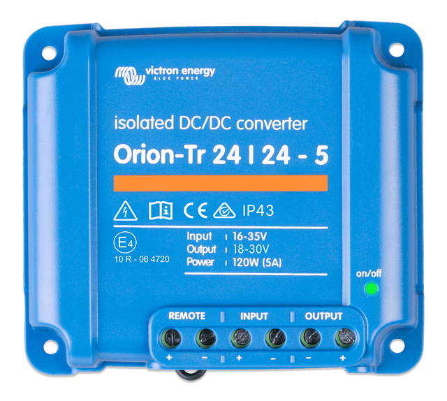 Victron Orion-Tr 24/24-5A (120W) Isolated DC-DC converter - top