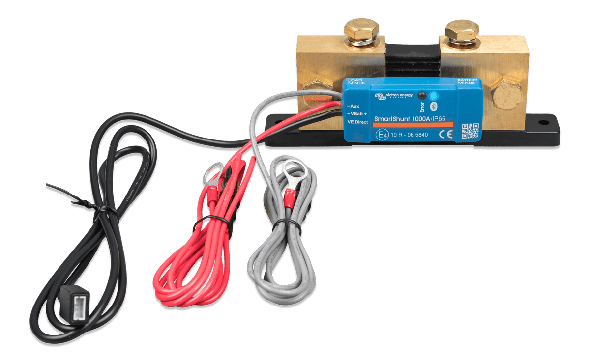 Victron SmartShunt 1000A/50MV IP65 Bluetooth Battery Monitor - top
