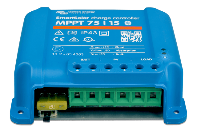 Victron SmartSolar MPPT Charge Controller - 75V - 15AMP - front