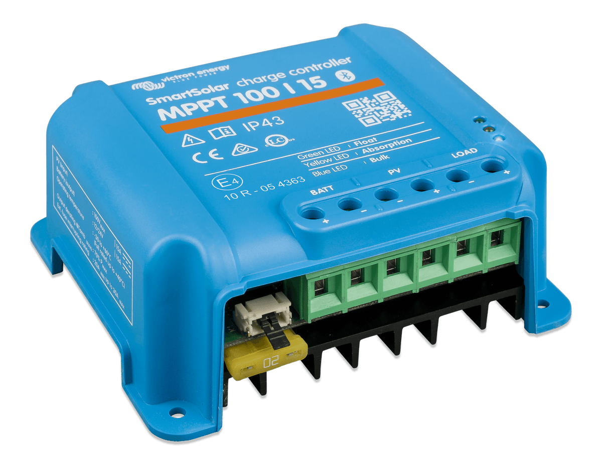 Victron SmartSolar MPPT Charge Controller - 100V - 15AMP - left