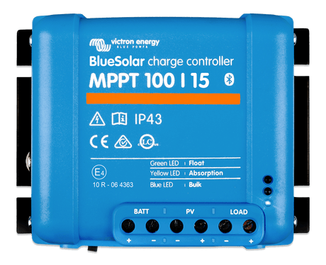 Victron BlueSolar MPPT Charge Controller - 100V - 15AMP - top