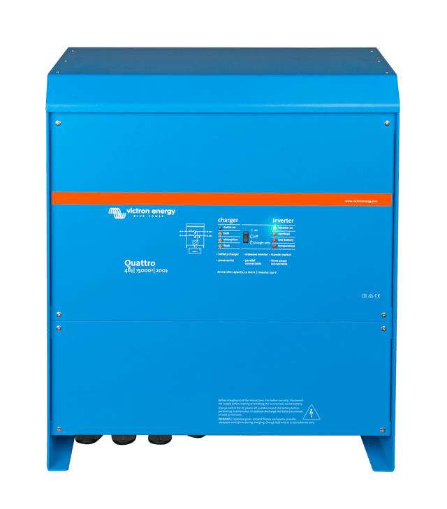 Victron Quattro 48/15000/200-100/100 277V VE.Bus - front