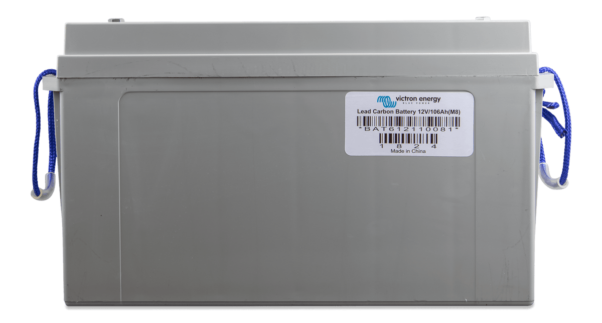 Victron Lead Carbon Battery 12V/106Ah (M8) - back
