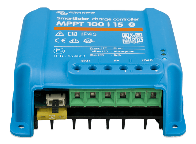 Victron SmartSolar MPPT Charge Controller - 100V - 15AMP - front